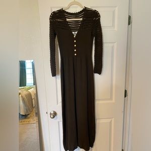 Brown St. John’s Knits Vintage Sweater Dress